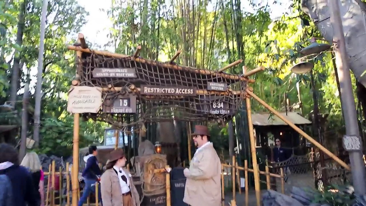 Indiana Jones Adventure (Full Ride and Queue : HD Front Seat POV ...