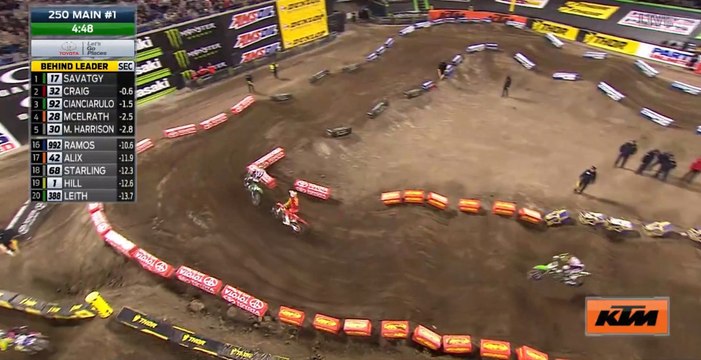 250 SX Main Event 1 Monster Energy Supercross 2018 Anaheim 2
