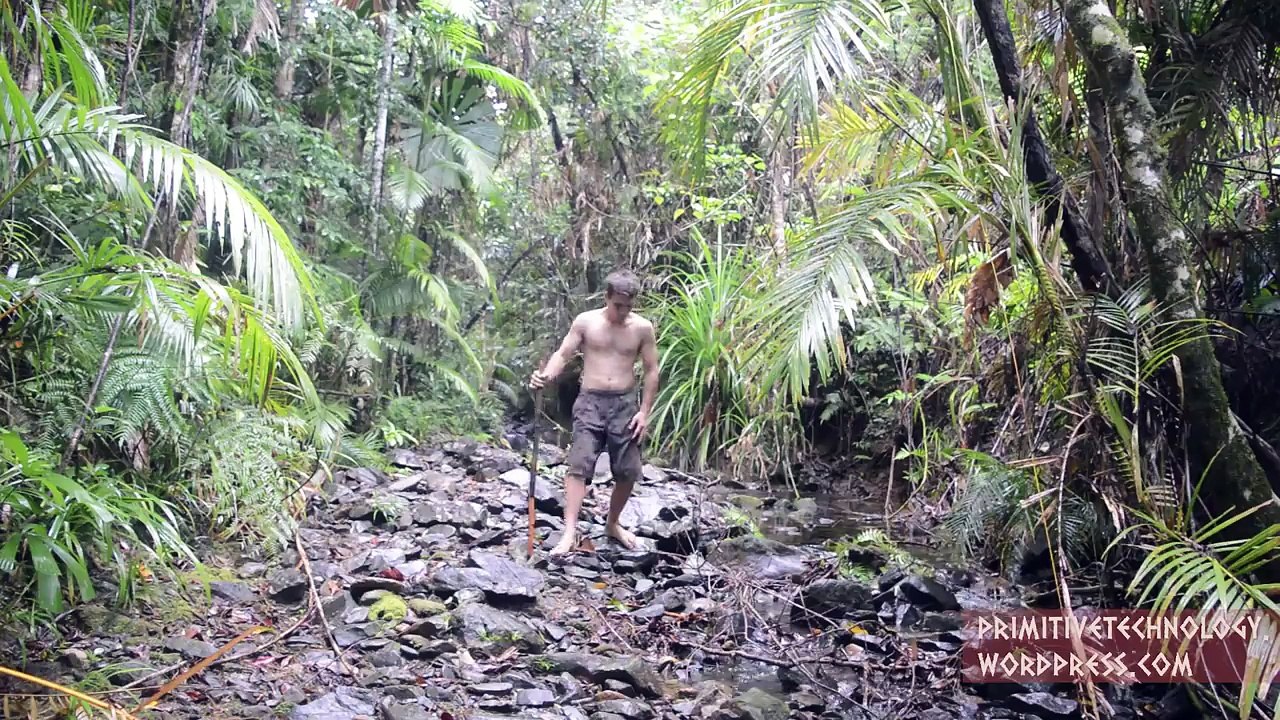 Primitive Technology- A-frame hut