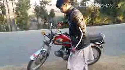 one motorcycle and two Malik very funny must watch