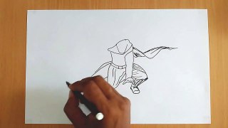 How to Draw Kylo Ren from Star Wars: Episode VII - The Force Awakens