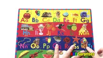 Learning for Toddlers & Children Learn ABC Song with Alphabet Picture Puzzle Mat ABC Surprises