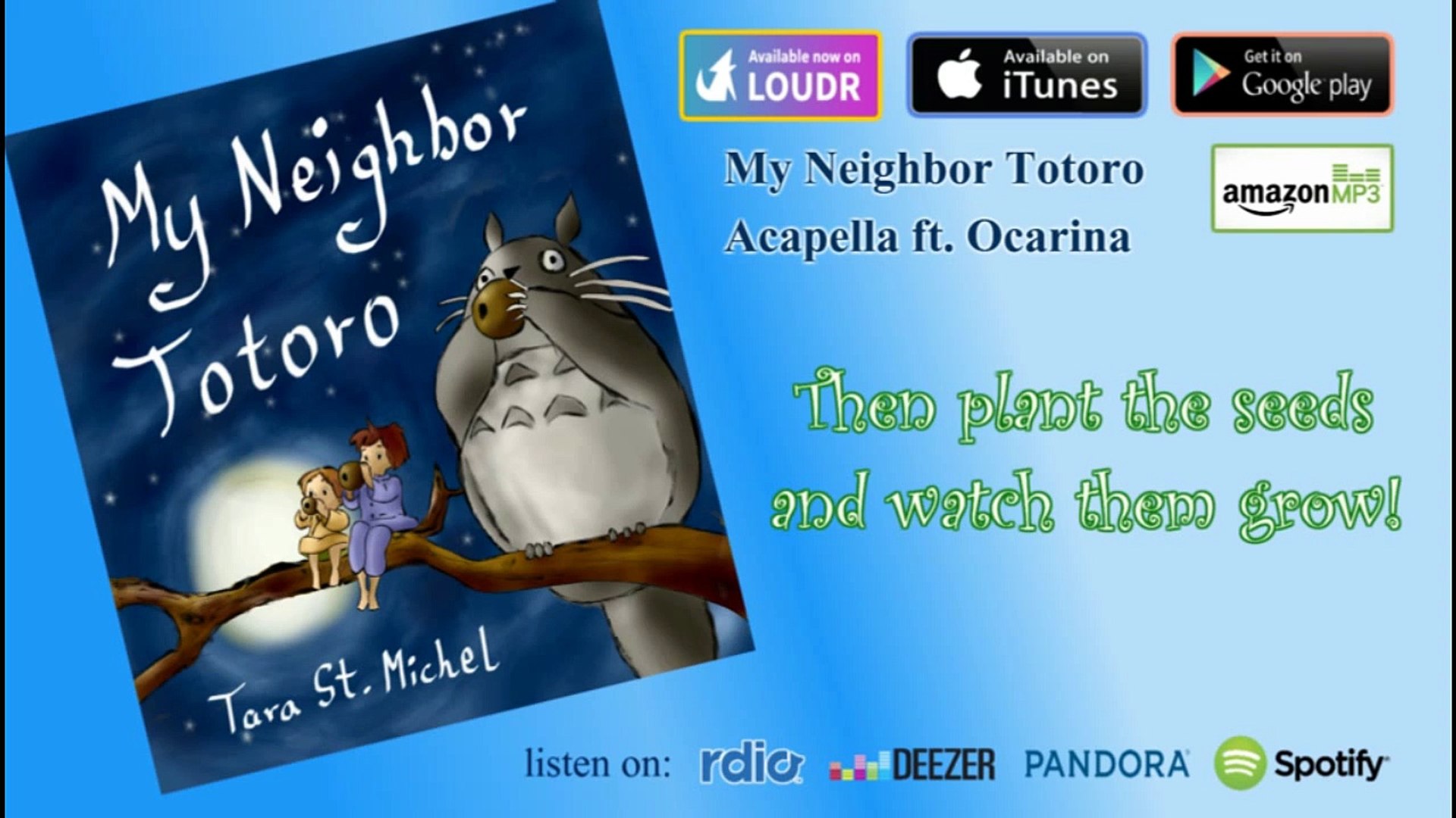 ⁣My Neighbor Totoro (Ending Theme Acapella & Ocarina Cover) • Lyrics Video [Tara St. Michel]