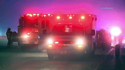 Wrong Way Triple Fatal / Commerce RAW FOOTAGE *parts graphic*