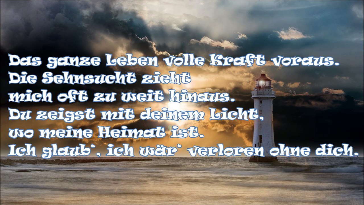 Leuchtturn - Wolkenfrei (mit Lyrics)