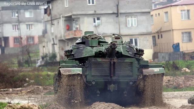 Turkish Jets Hit Syrian Town, Kicking Off Military Push