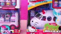 Juguetes de Hello Kitty - Avión y ambulancia para niñas - Bear se accidenta - Juguemos con Andre