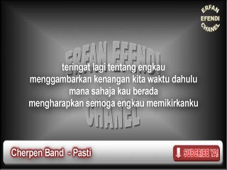 CHERPEN - PASTI Karaoke Lirik OST Kekasih Paksa Rela Cover