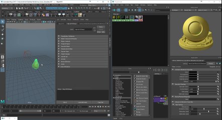 Rendering a Wireframe Turntable in Arnold for Maya