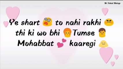 Mohabbatein status | one sided love status | best motivational status |