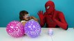 Egg Surprise Challenge Balloons with Spider man and Sweet Baby - Balloons Surprise for Kids Childr