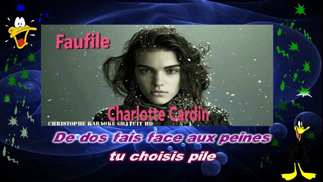 Charlotte Cardin - Faufile KARAOKE / INSTRUMENTAL