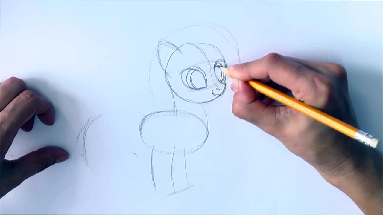 Уроки рисования. Как нарисовать ПОНИ Рарити How to Draw Rarity