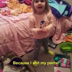 Mais pourquoi tu cries... Je me suis chié dessus!