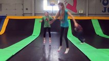 Goofing Around at a Trampoline Park