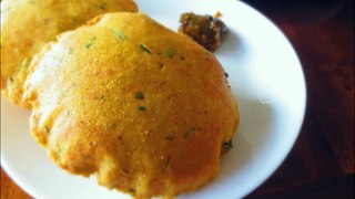 Masala Aloo Poori/ Tips to make crunchy, well puffed, evenly fried aloo poori|Poonams Kitchen