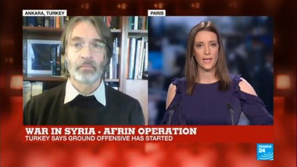 Turkish ground forces cross into Syria, F24''s Jasper Mortimer reports from Ankara