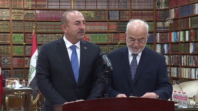 Çavuşoğlu-el-Caferi ortak basın toplantısı (1) - BAĞDAT