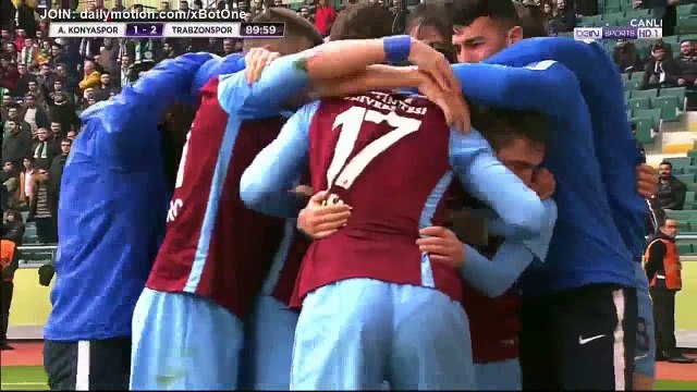 Burak Yilmaz second Goal HD - Konyaspor 1 - 2 Trabzonspor - 21.01.2018 (Full Replay)