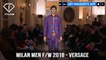Versace Milan Menswear Fashion Week with Mens Fall/Winter 2018 Collection | FashionTV | FTV