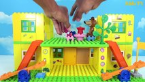 Peppa Pig Blocks Mega House Construction Lego Sets With Masha and the Bear Toys For Kids #2