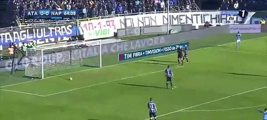 Dries Mertens Goal ~ Atalanta vs Napoli 0-1 21/01/2018  Serie A
