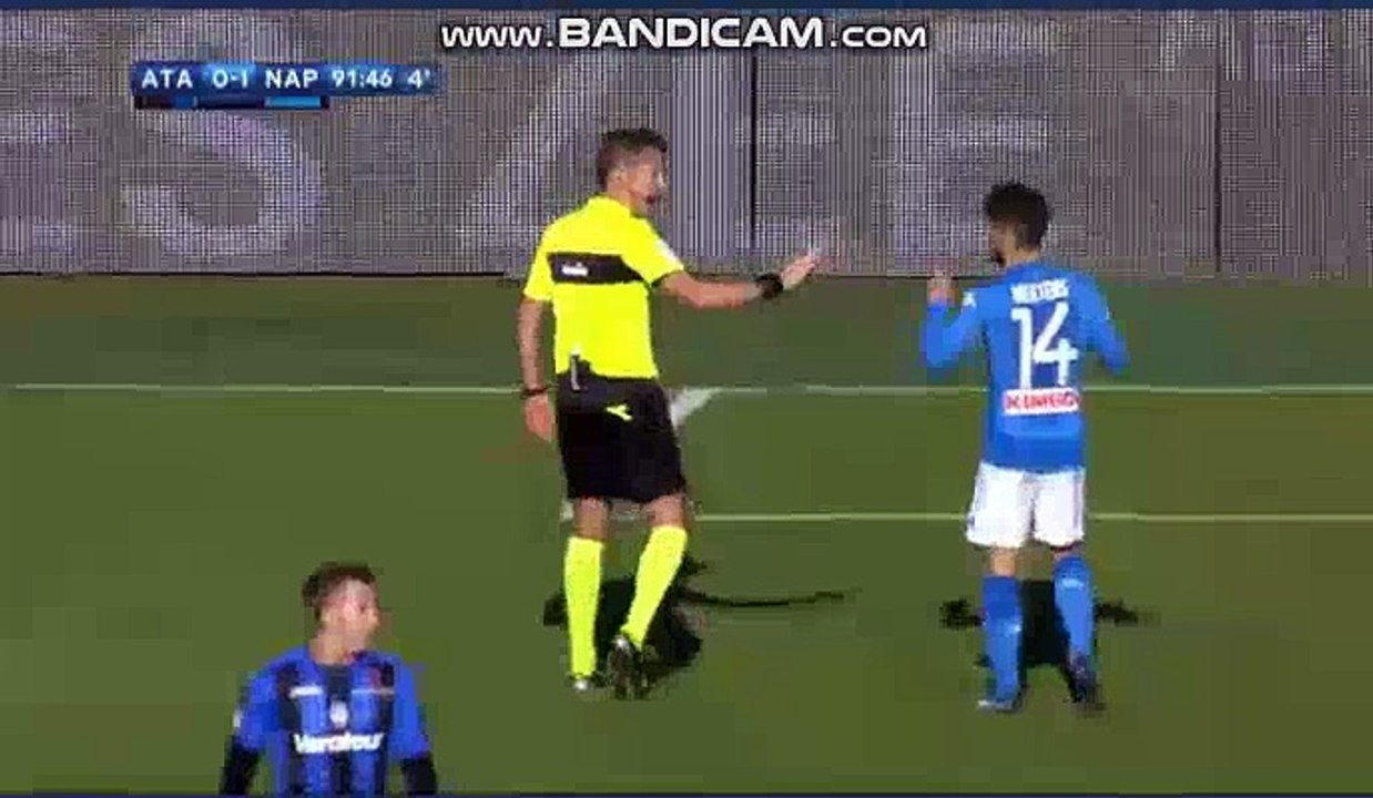 Marek Hamsik Offiside Goal - Atalanta 0-2 Napoli 21.01.2018