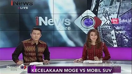 Kecelakaan Rombongan Moge vs Mobil SUV di Kebayoran Baru