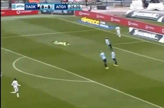 1-0 Το γκολ του Ρόμπερτ Μακ - ΠΑΟΚ 1-0 Απόλλων Σμύρνης - 21.01.2018