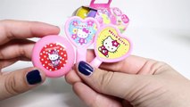 Hello Kitty Surprise Eggs Hello Kitty Play Doh Mold ハローキティ サプライズエッグ おもちゃ Huevos Sorpresa Toy Videos