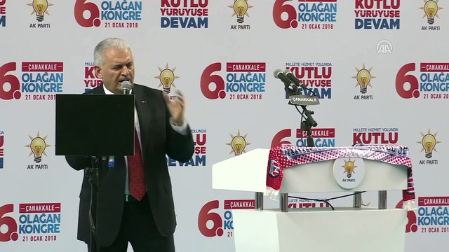 Başbakan Yıldırım: 'ABD'nin Suriye'deki uygulamaları maalesef müttefiklik ruhuna aykırıdır' - ÇANAKKALE