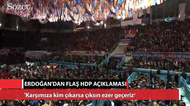 Cumhurbaşkanı Erdoğan’dan flaş HDP açıklaması