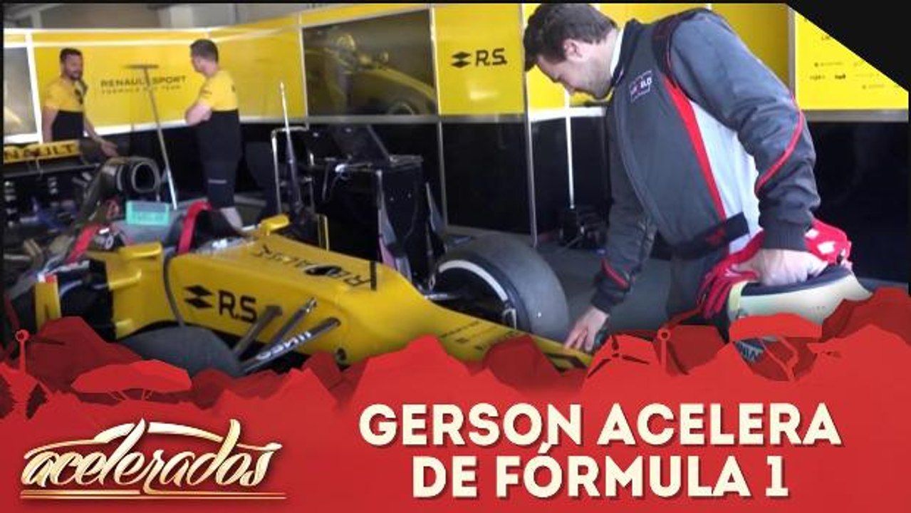Gerson acelera de Fórmula 1