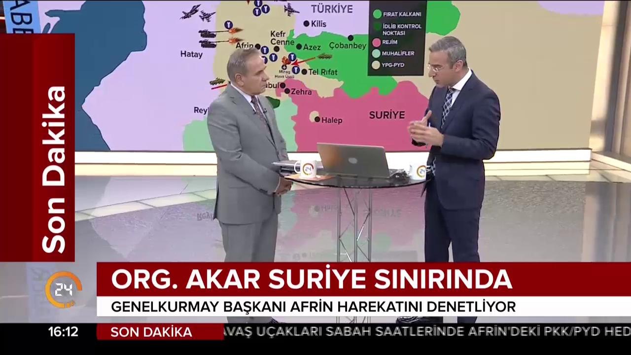 Afrin'e kara harekatı yapılıyor