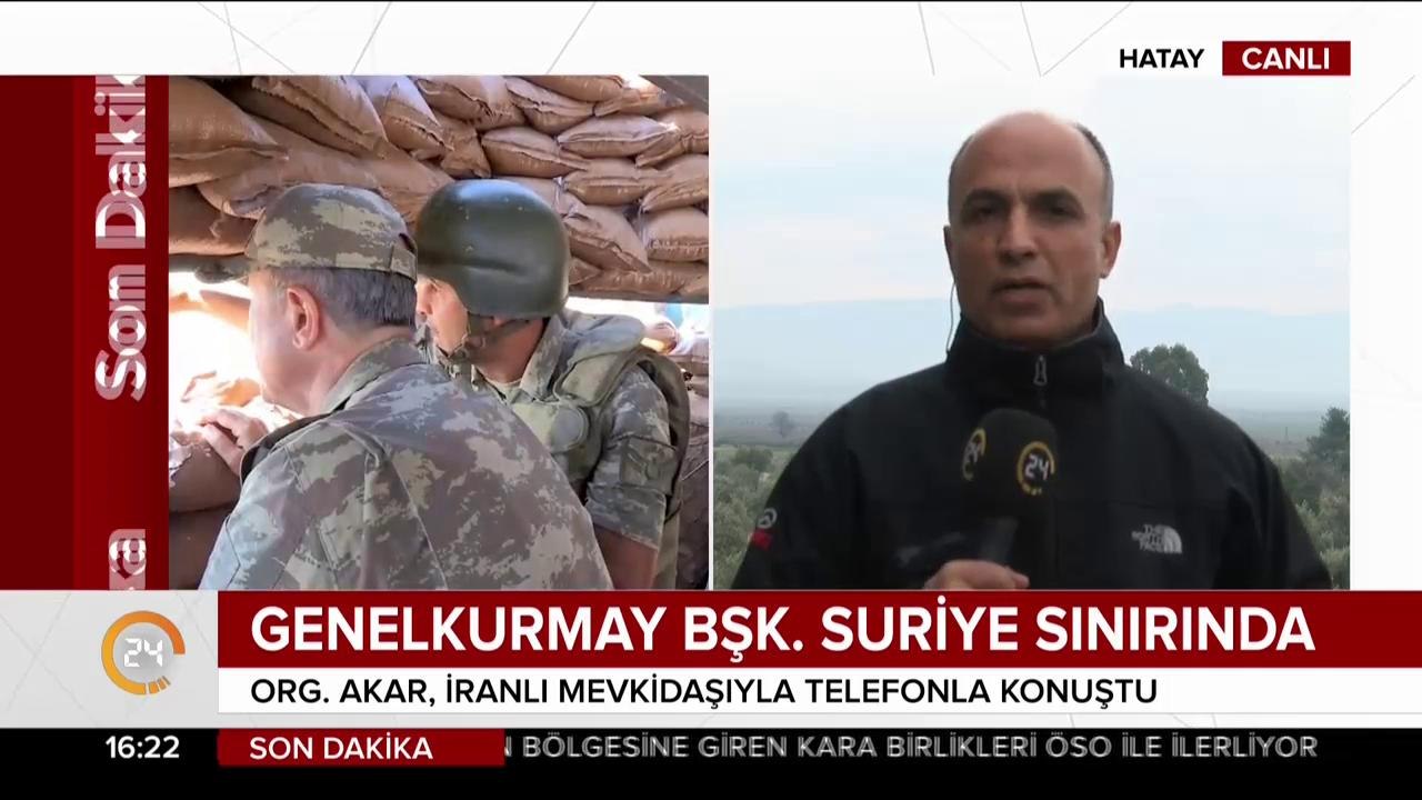 Org. Hulusi Akar sınırda