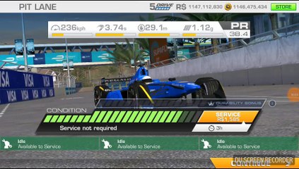 Real Racing 3 - Formula E Experience #Renault Tier 2 #Speed Record