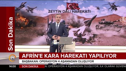 Afrin'e kara harekatı yapılıyor