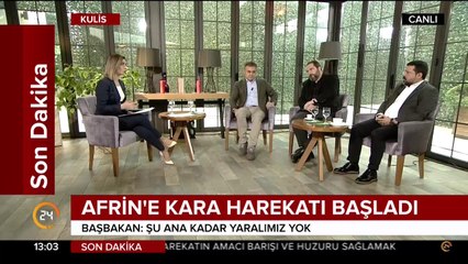 #Afrin'e Zeytin Dalı Harekatı başladı