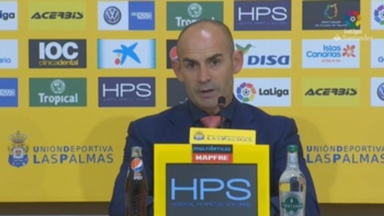 Paco Jémez: "Tenemos muchísimas cosas que mejorar"