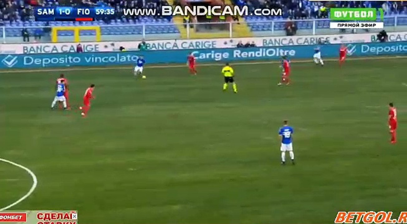 Fabio Quagliarella Goal HD - Sampdoria 2-0 Fiorentina 21.01.2018 HD