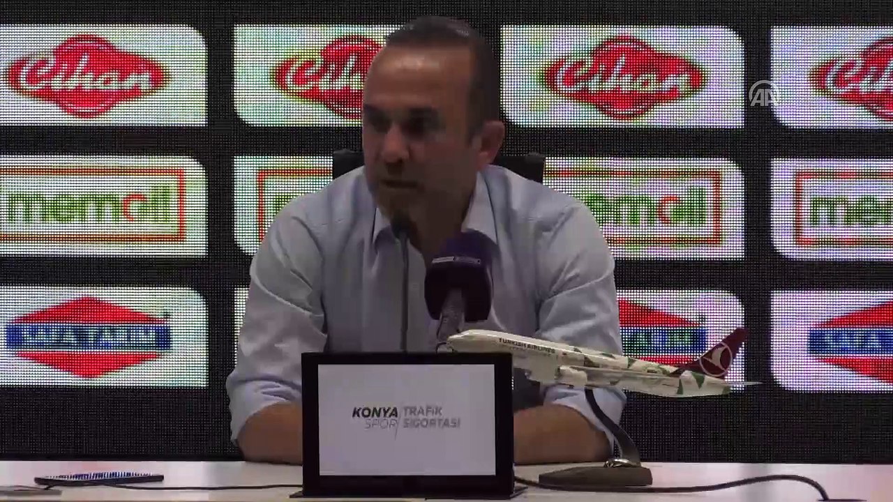 Atiker Konyaspor-Trabzonspor maçının ardından - Özdilek ve Çalımbay - KONYA