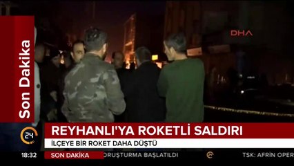 Reyhanlı'ya roketli saldırı