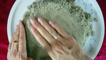 ASMR: Kinetic Sand #2 - Drawing & Brushing Kinetic Sand (No Talking)