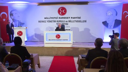 Bahçeli: ''Bizim davamız hak davasıdır'' - ANKARA