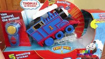 THOMAS AND FRIENDS TURBO FLIP THOMAS Kid Playing with Train REMOTE CONTROL TRAINS KiddieToysReview