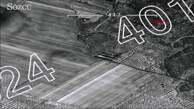 Silah ve mühimmat deposunun imha anı