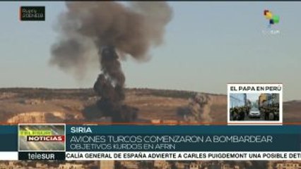 Download Video: Fuerzas turcas inician ataques en Afrin contra milicias kurdas