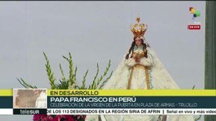Papa Francisco destaca labor de madres y abuelas de Perú
