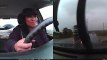 Calmest lady ever in a car accident caught on dash cam