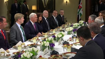 Pence defends Trump's Jerusalem decision to Jordan's King